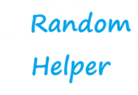 Random Helper